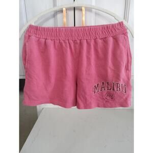 Mighty fine Malibu pink shorts. Cotton poly blend Barbie pink. Beach fun. Summer